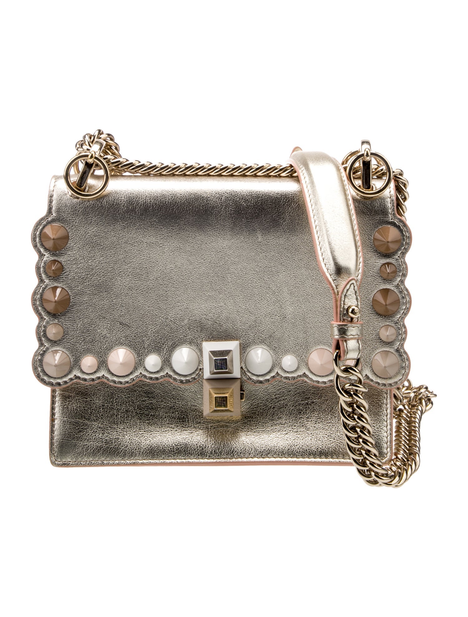 Fendi Leather Kan I Small