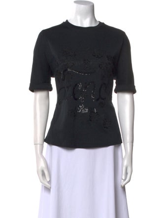 Fendi Crew Neck Short Sleeve T-Shirt