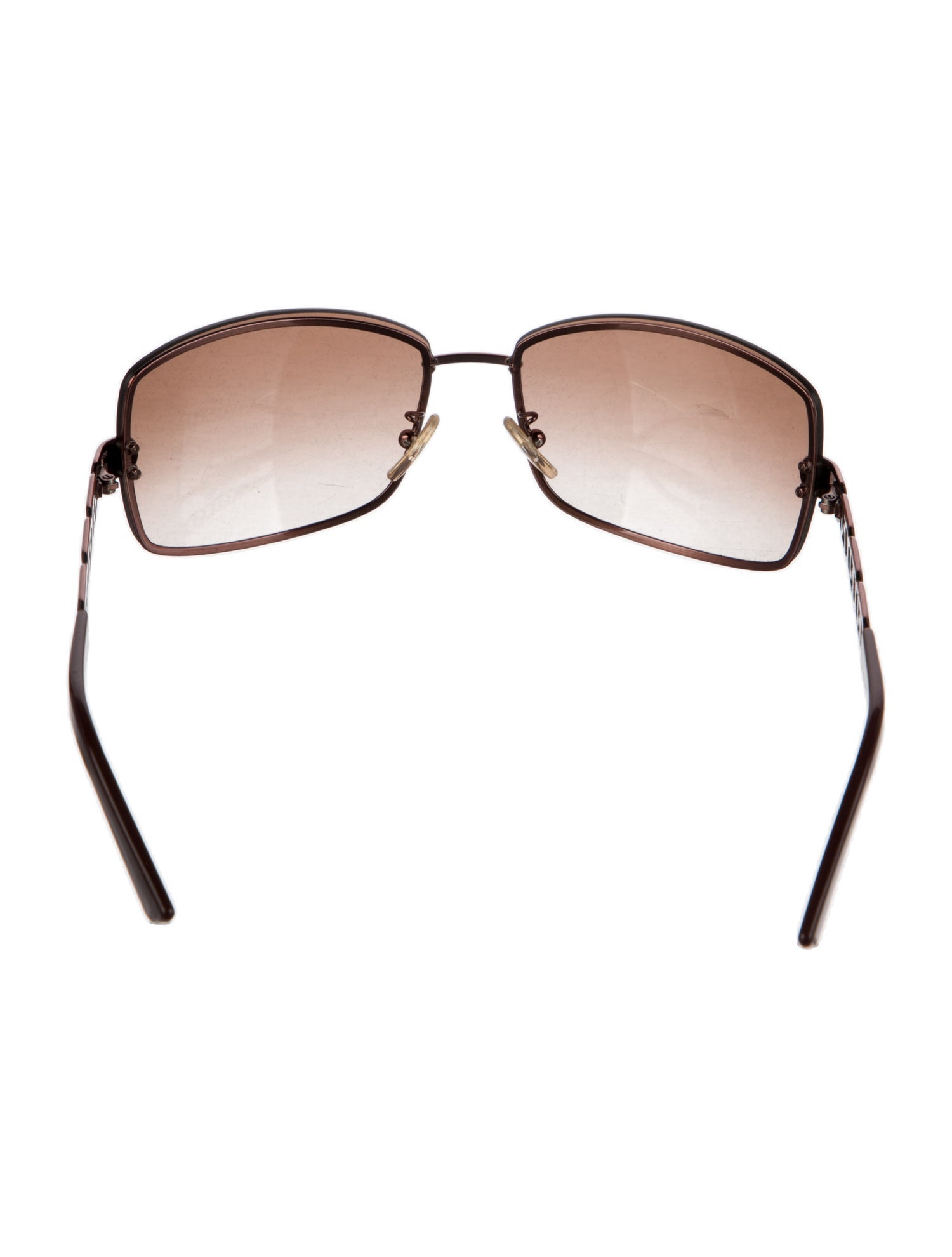 Fendi Zucchino FF Logo Square Sunglasses