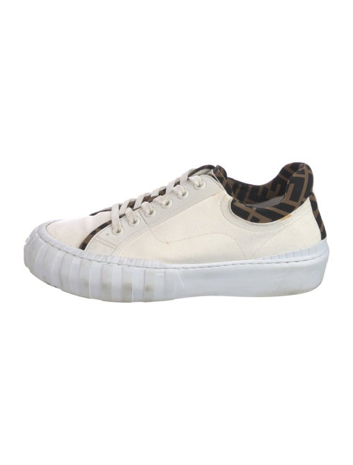 Fendi Zucca FF Logo Canvas Sneakers