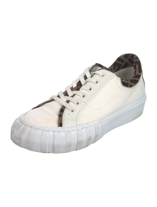 Fendi Zucca FF Logo Canvas Sneakers