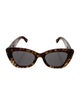 Fendi Zucca FF Logo Cat-Eye Sunglasses