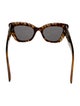Fendi Zucca FF Logo Cat-Eye Sunglasses