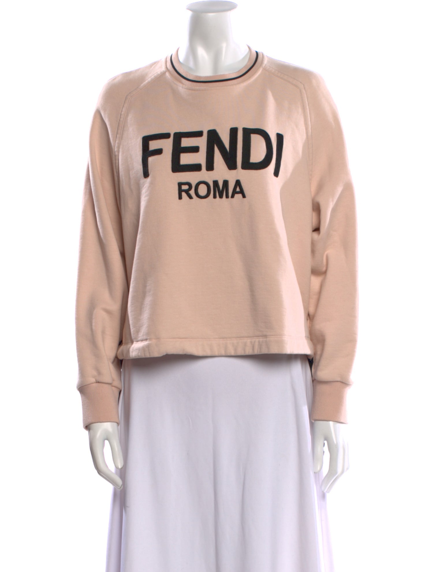 Fendi Graphic Print Crew Neck Sweatshirt