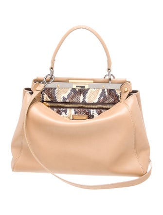 Fendi Leather Peekaboo Large
