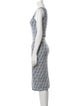 Fendi Printed Midi Length Dress