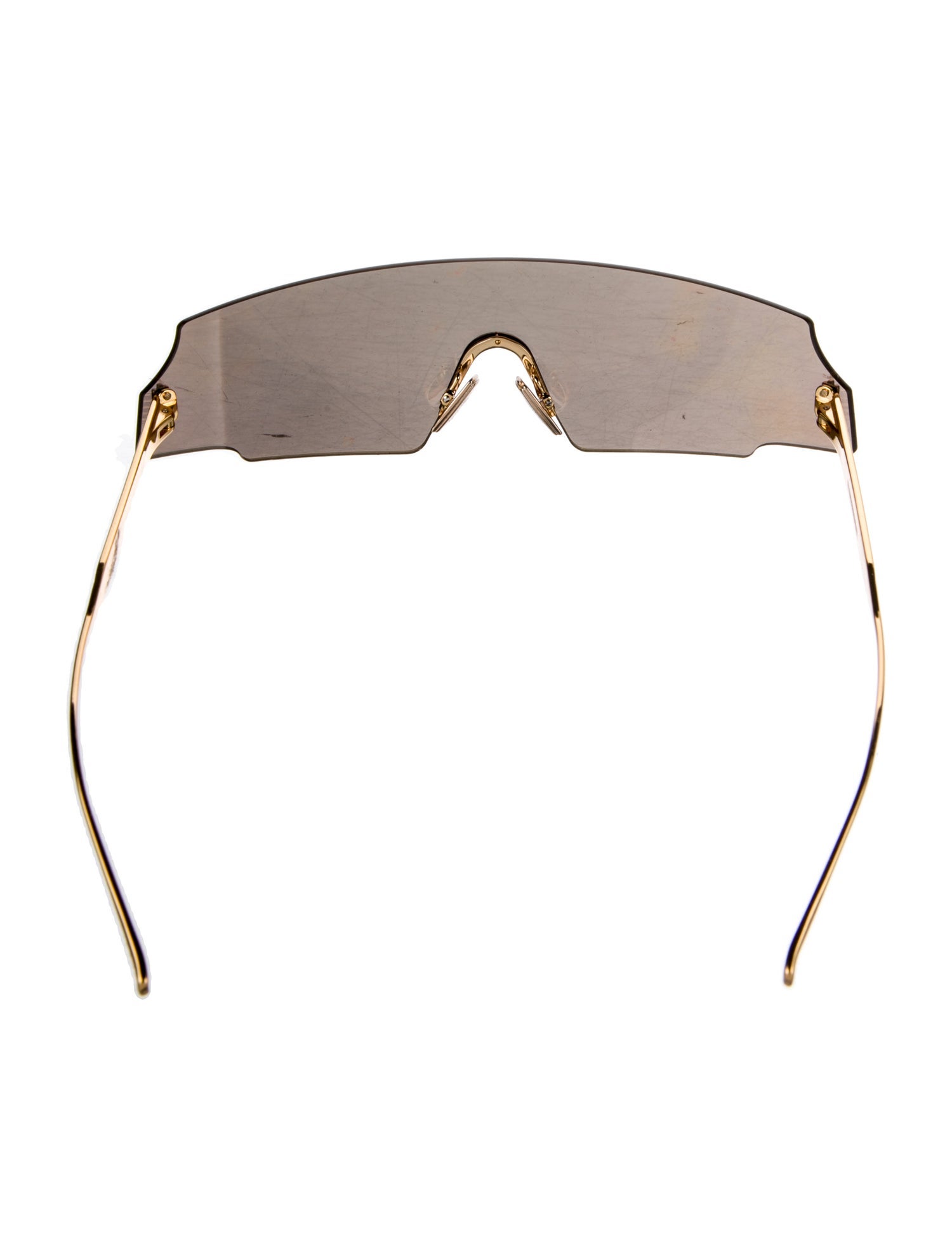 Fendi Shield Mirrored Sunglasses