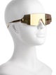Fendi Shield Mirrored Sunglasses