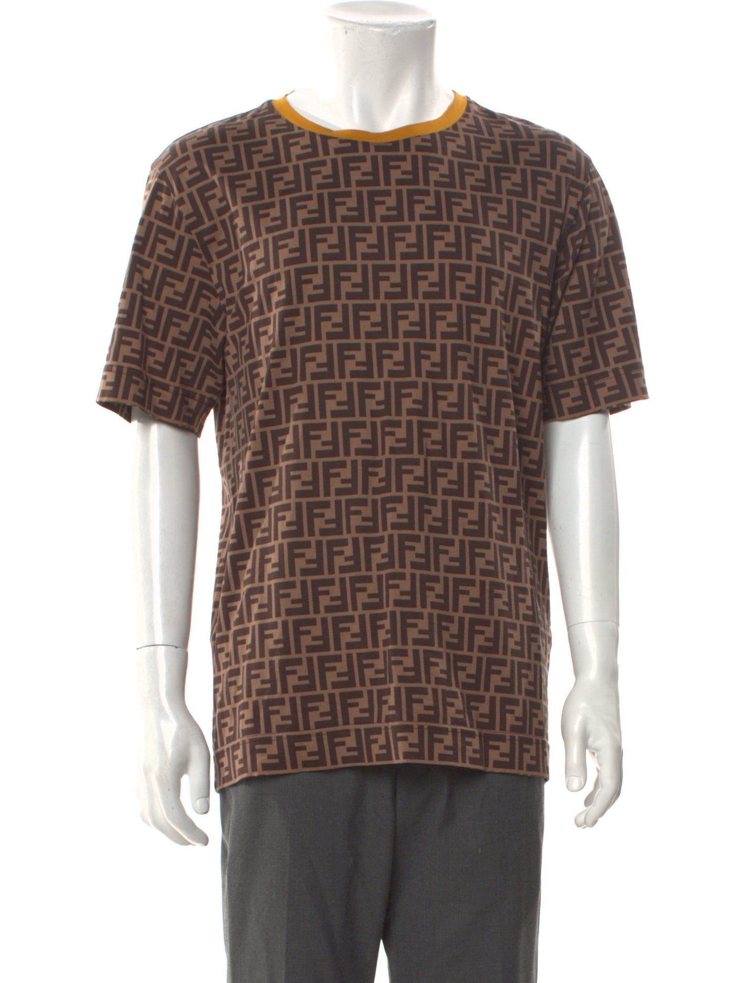 Fendi Zucca FF Logo Printed T-Shirt