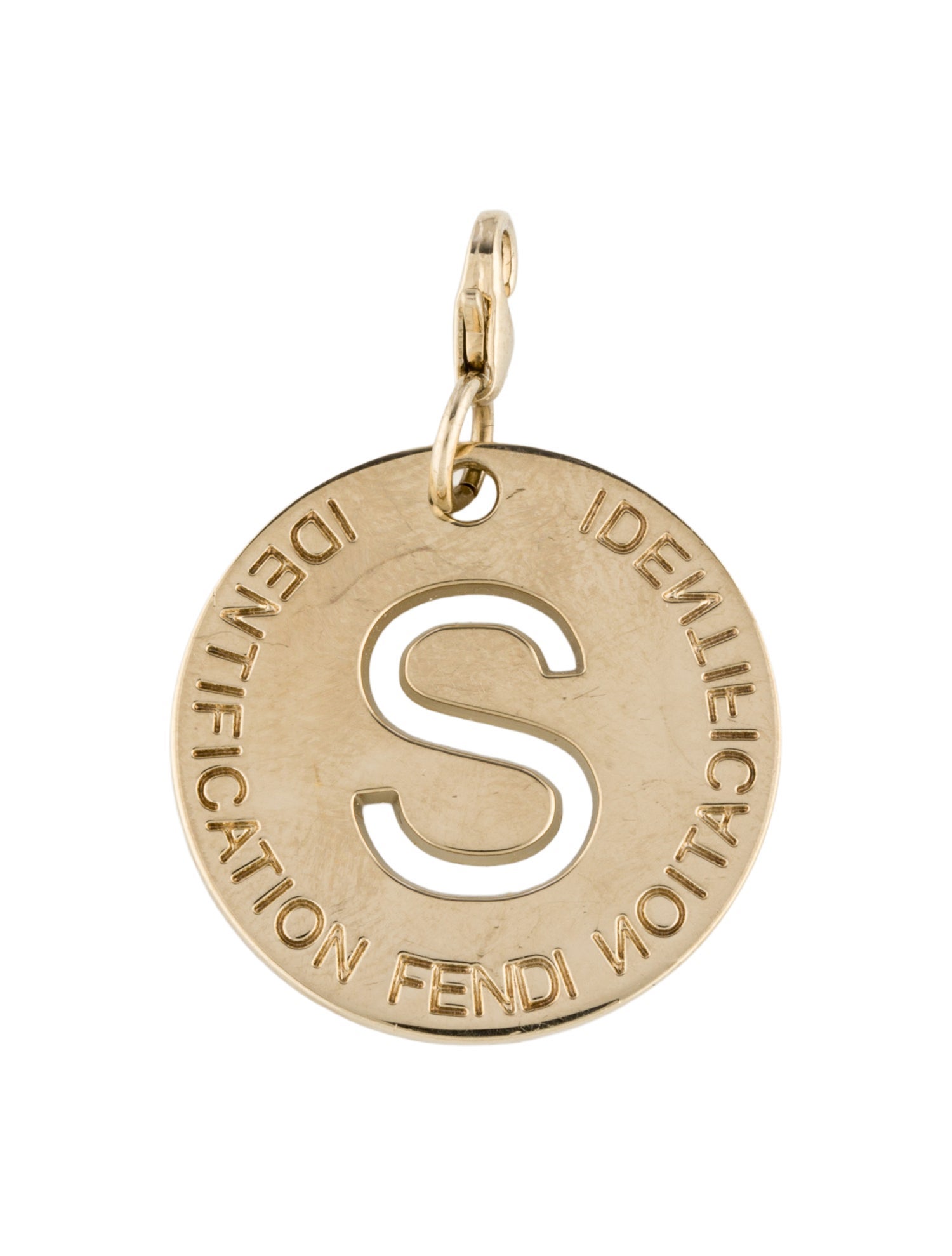 Fendi Fendi S Identity Pendant