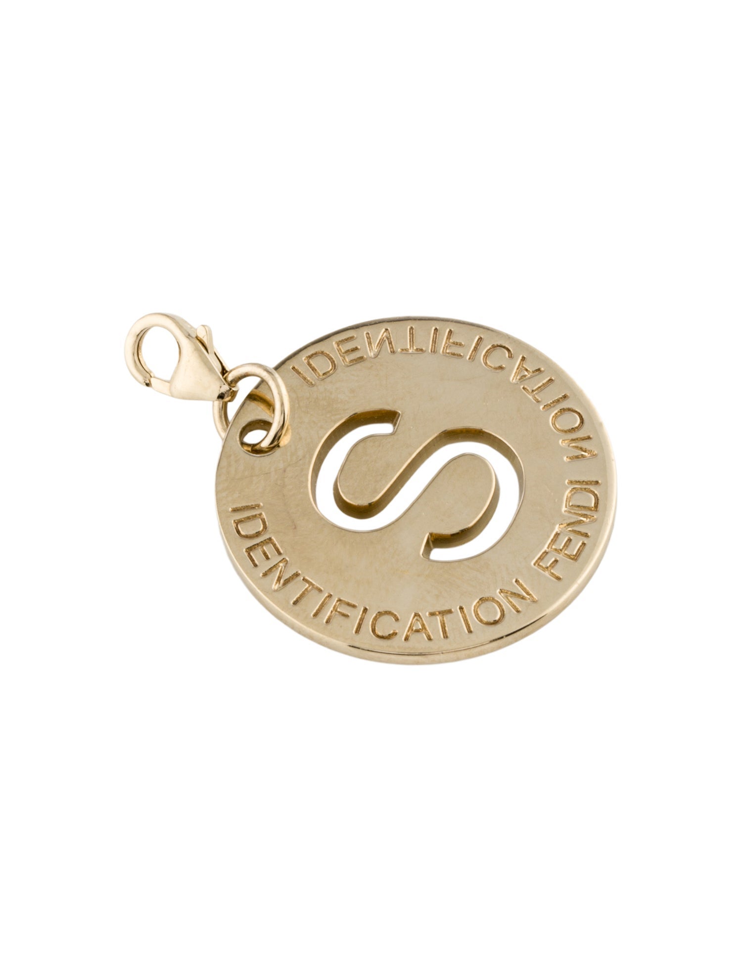 Fendi Fendi S Identity Pendant
