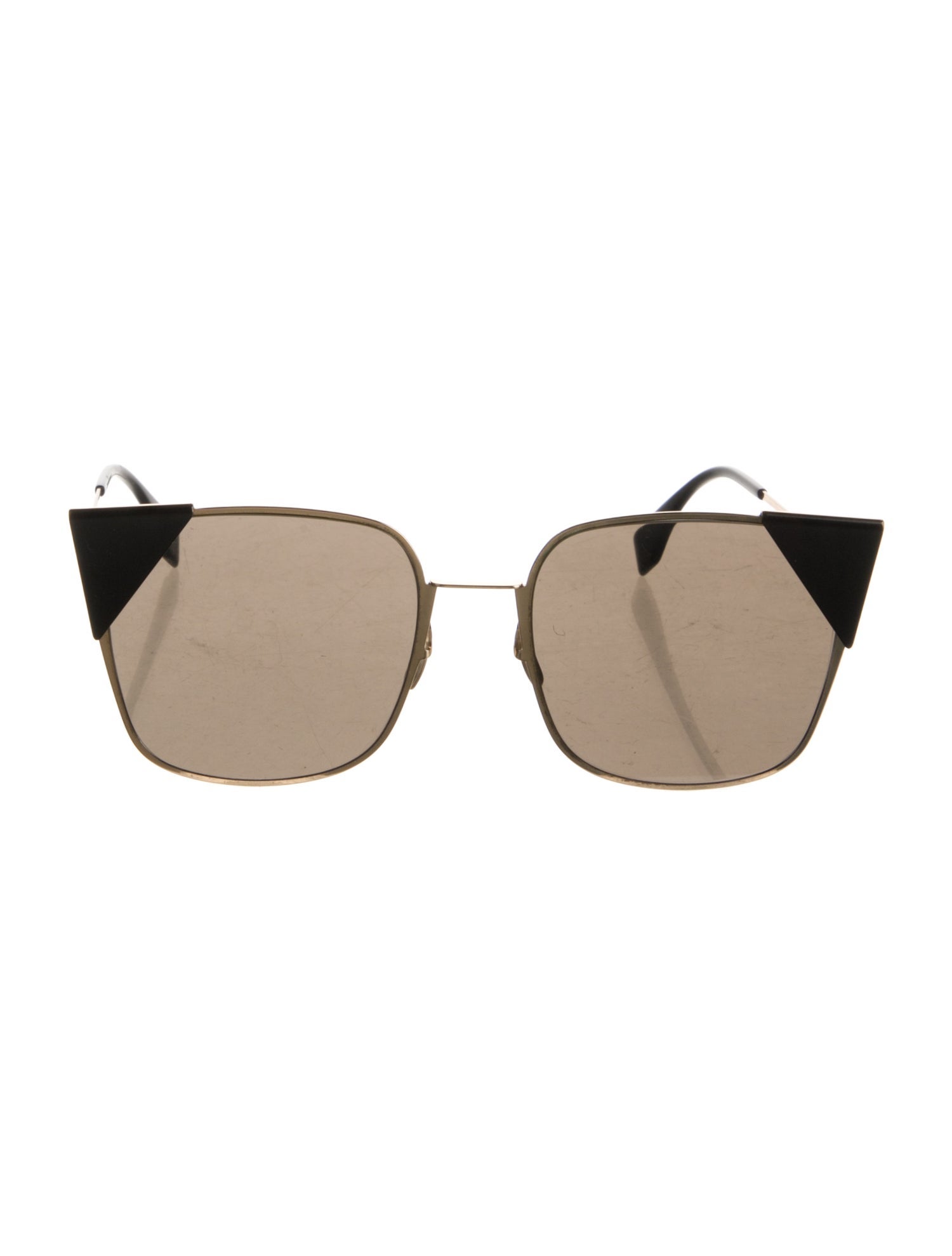 Fendi Cat-Eye Mirrored Sunglasses