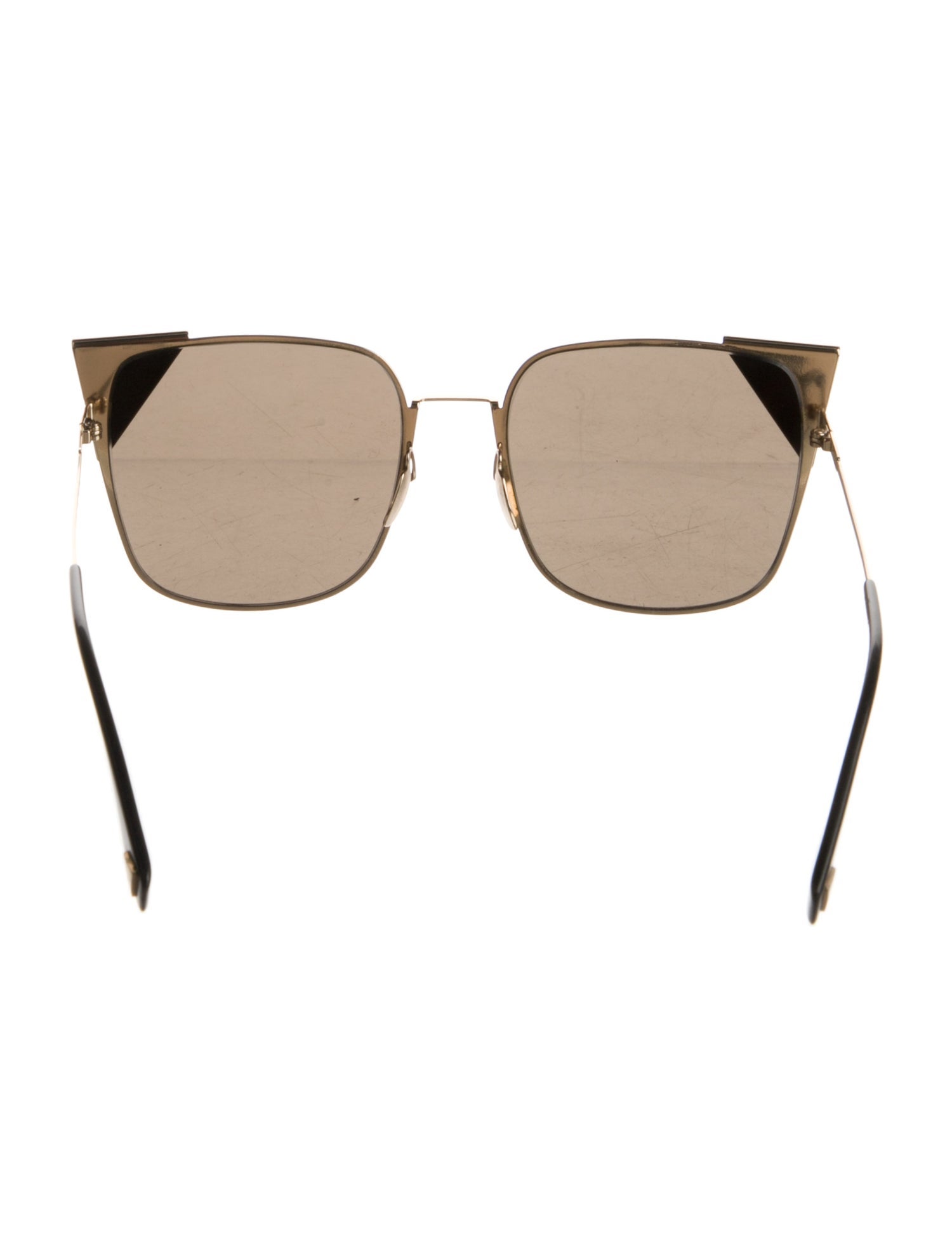 Fendi Cat-Eye Mirrored Sunglasses