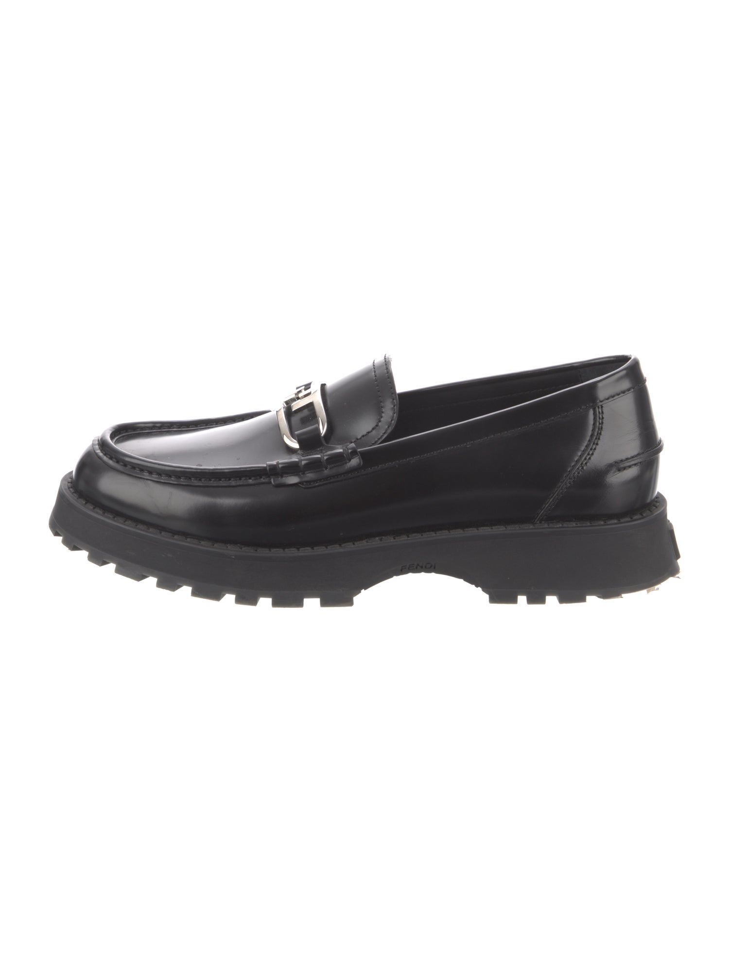 Fendi Leather Loafers
