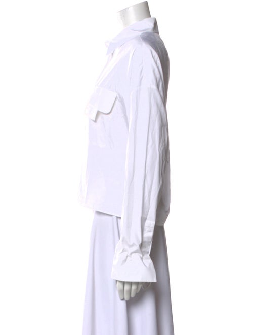 Fendi 2022 Long Sleeve Button-Up Top