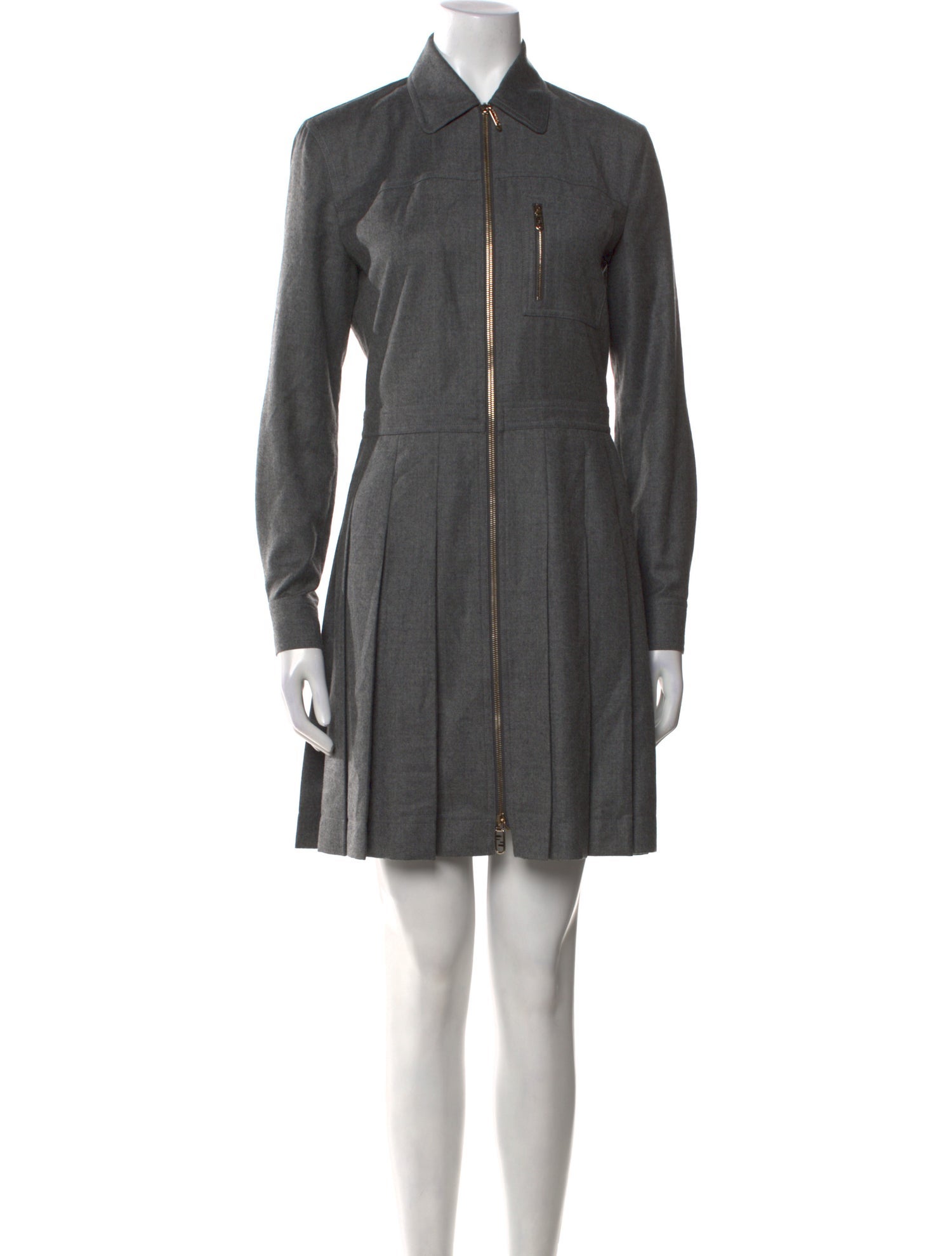 Fendi Wool Mini Dress
