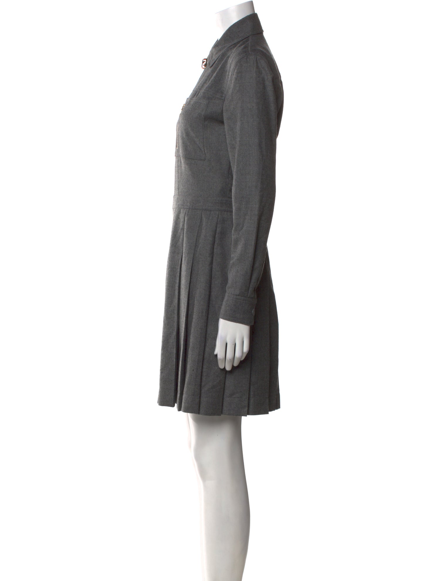 Fendi Wool Mini Dress