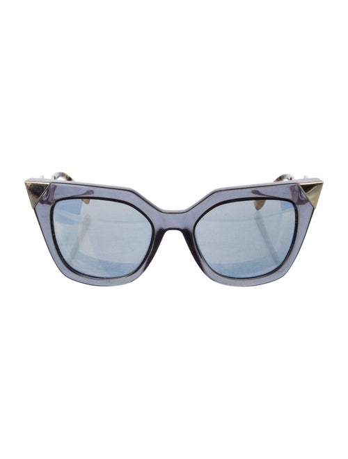 Fendi Cat-Eye Mirrored Sunglasses