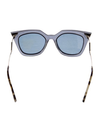 Fendi Cat-Eye Mirrored Sunglasses