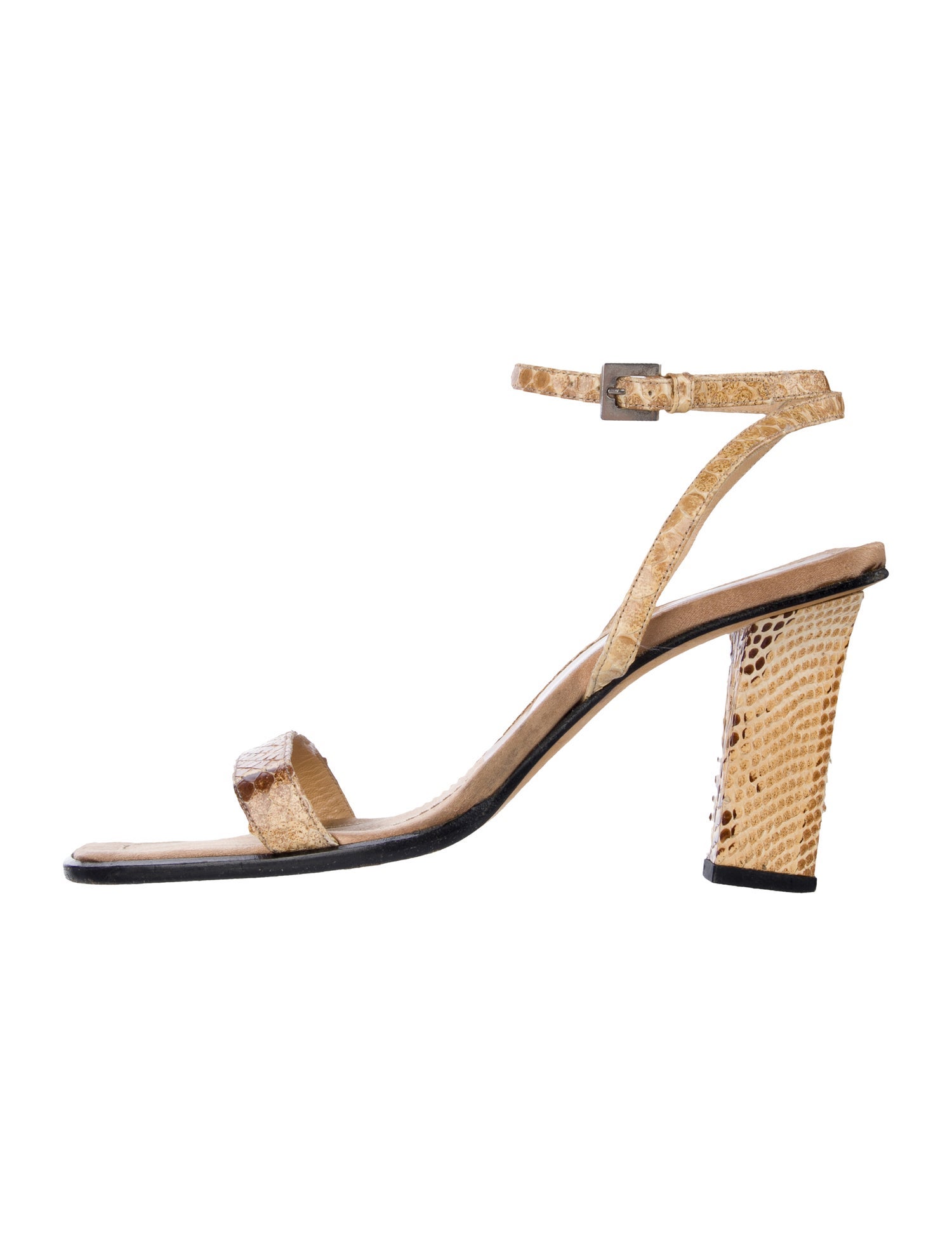Fendi Snakeskin Sandals