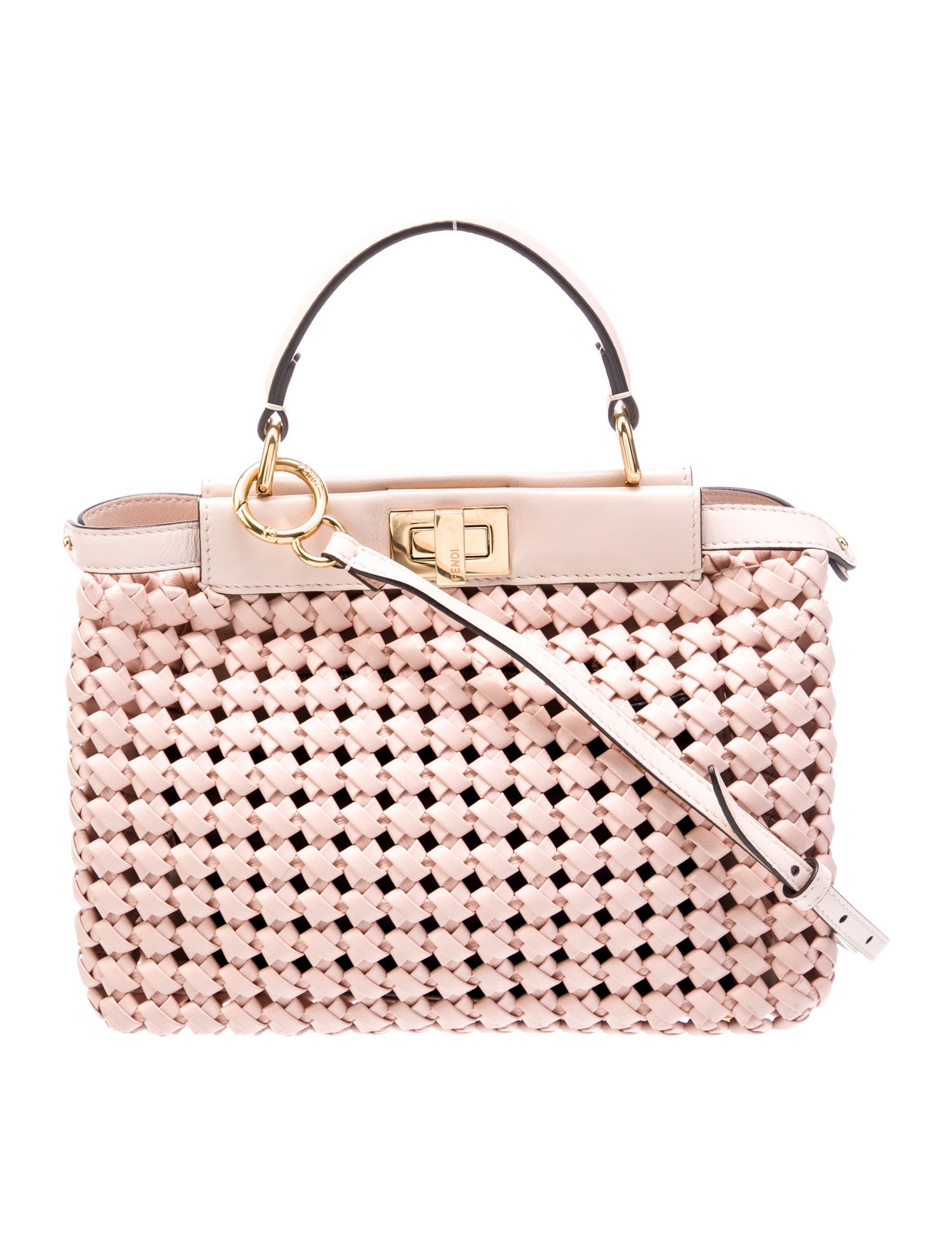 Fendi Leather Peekaboo Mini