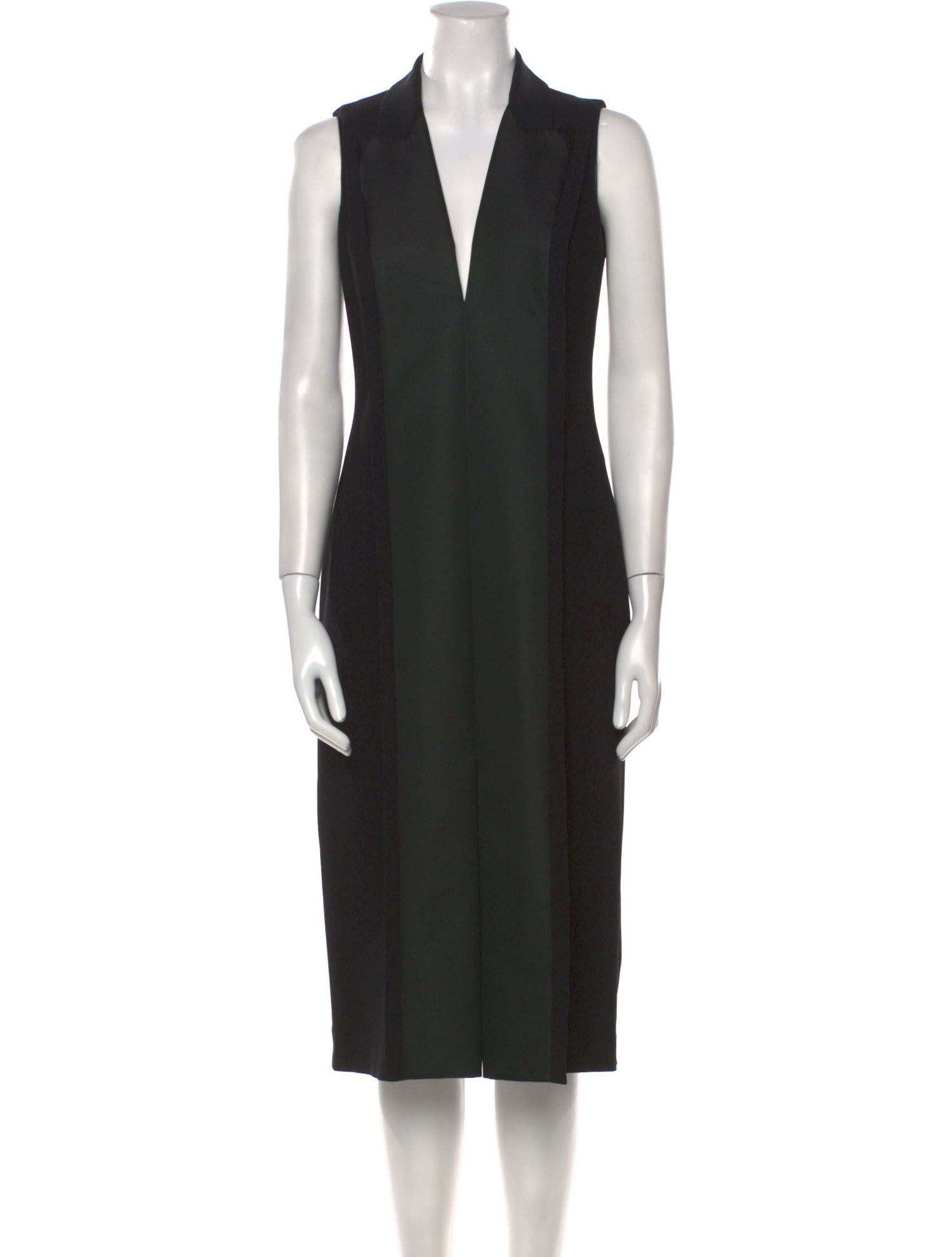 Fendi V-Neck Midi Length Dress