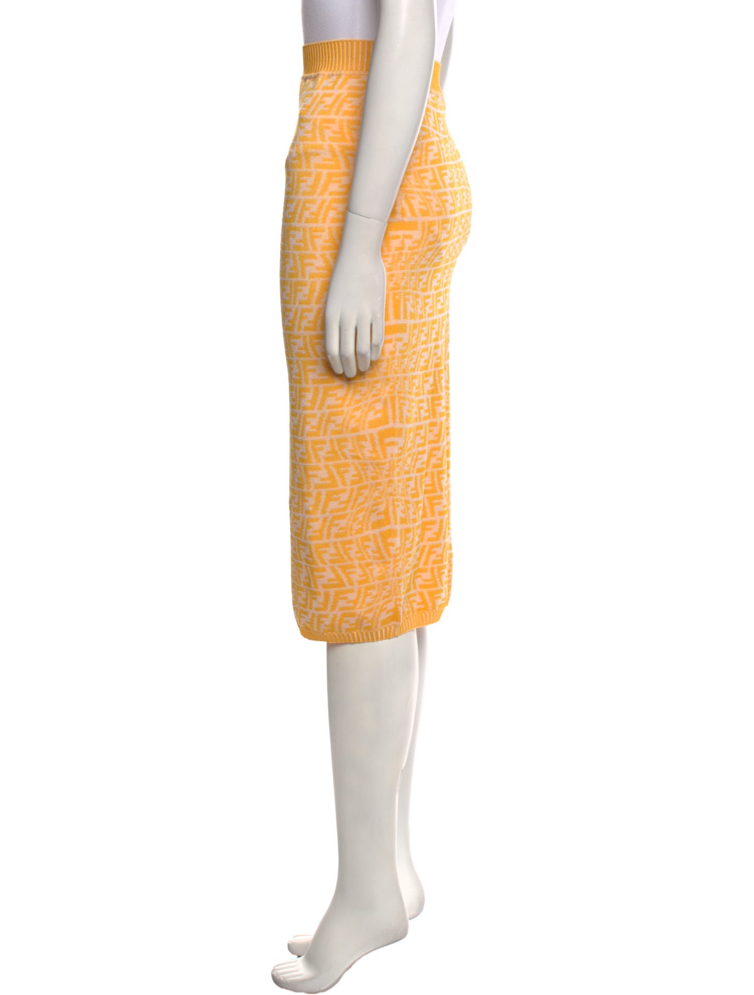 Fendi Printed Knee-Length Skirt