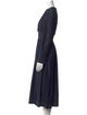 Fendi V-Neck Midi Length Dress