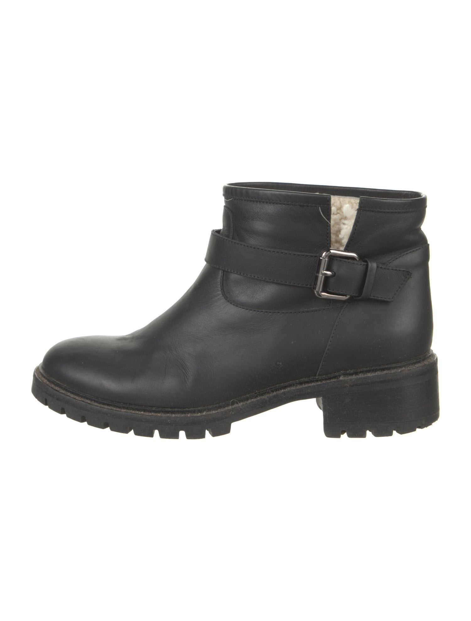 Fendi Leather Moto Boots