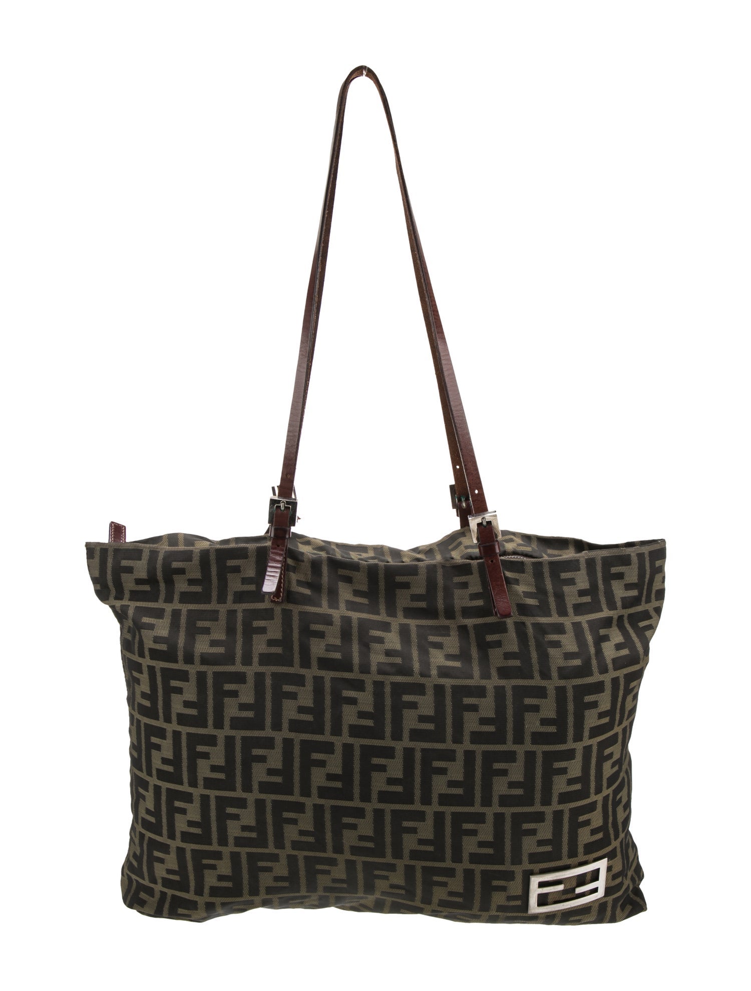 Fendi Zucca FF Shoulder Bag Vintage