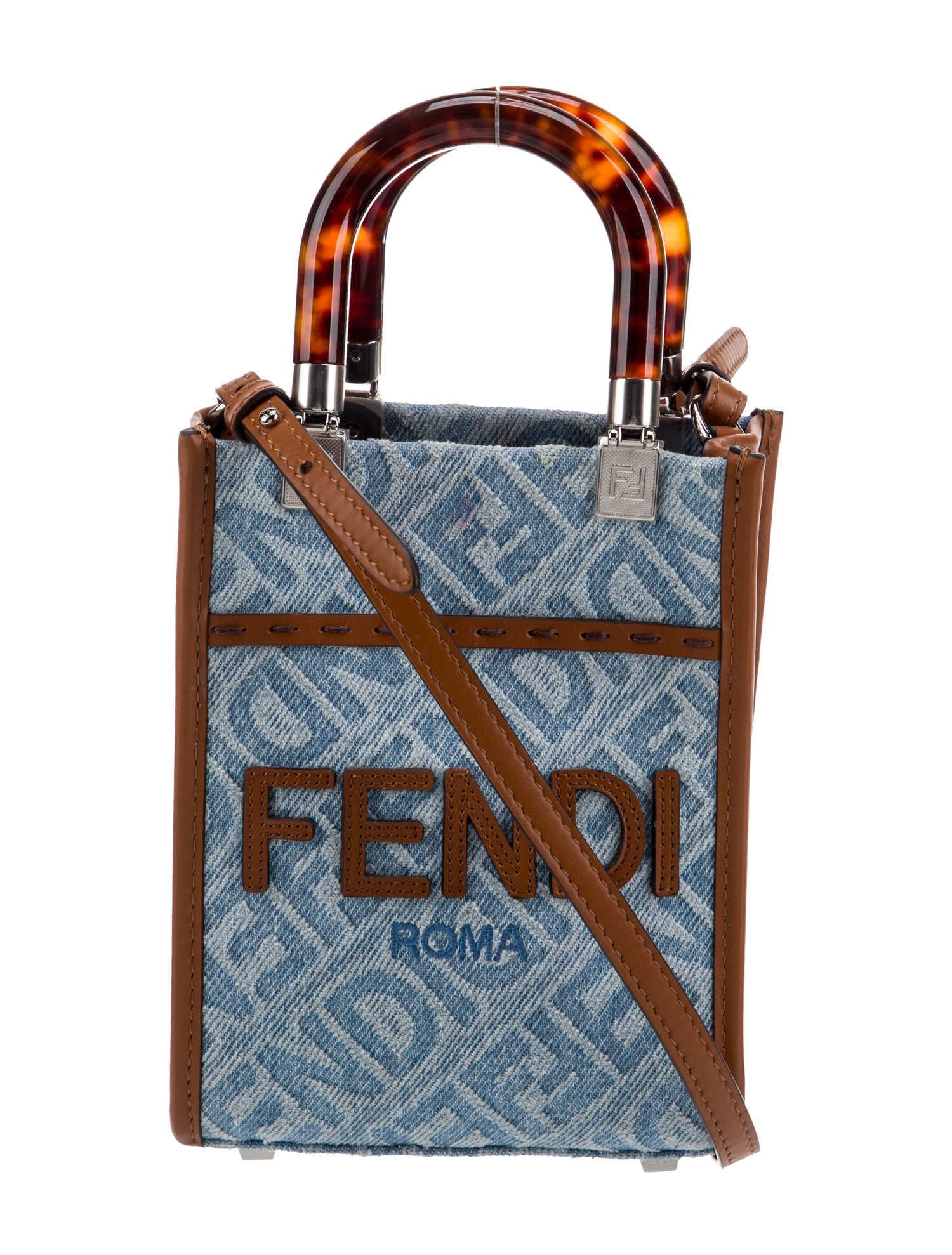 Fendi Denim Sunshine Mini 2023