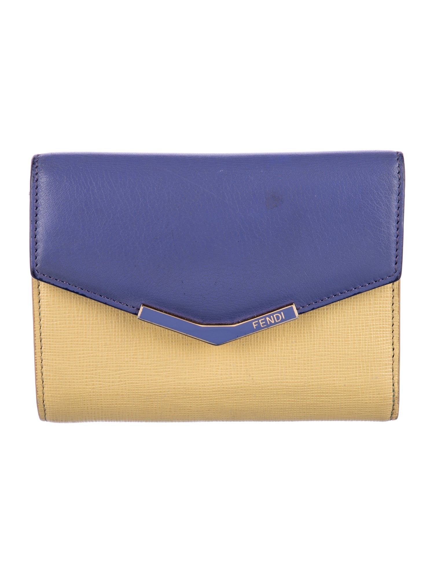 Fendi Leather Compact Wallet