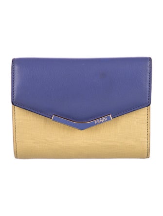 Fendi Leather Compact Wallet