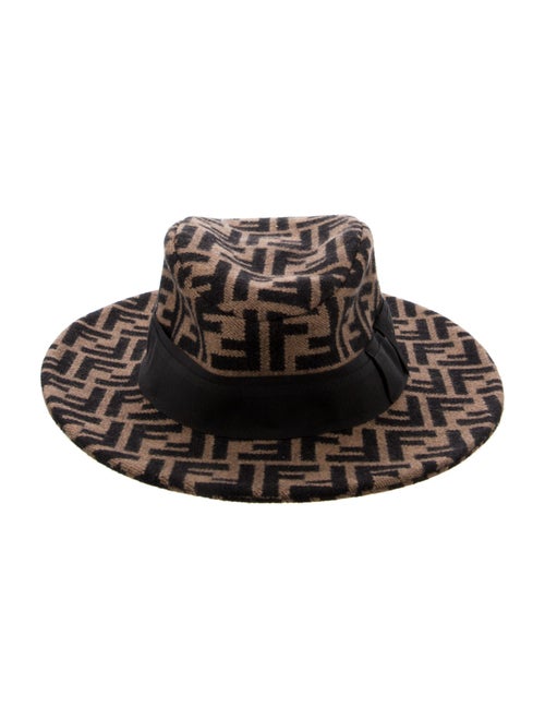 Fendi FF Logo Wide Brim Hat