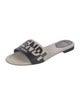 Fendi Canvas Printed Slides