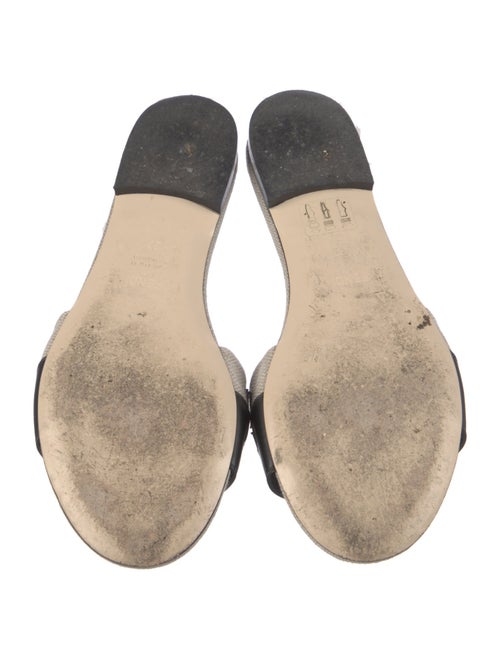 Fendi Canvas Printed Slides