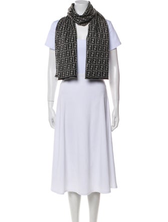 Fendi Uomo Wool Scarf