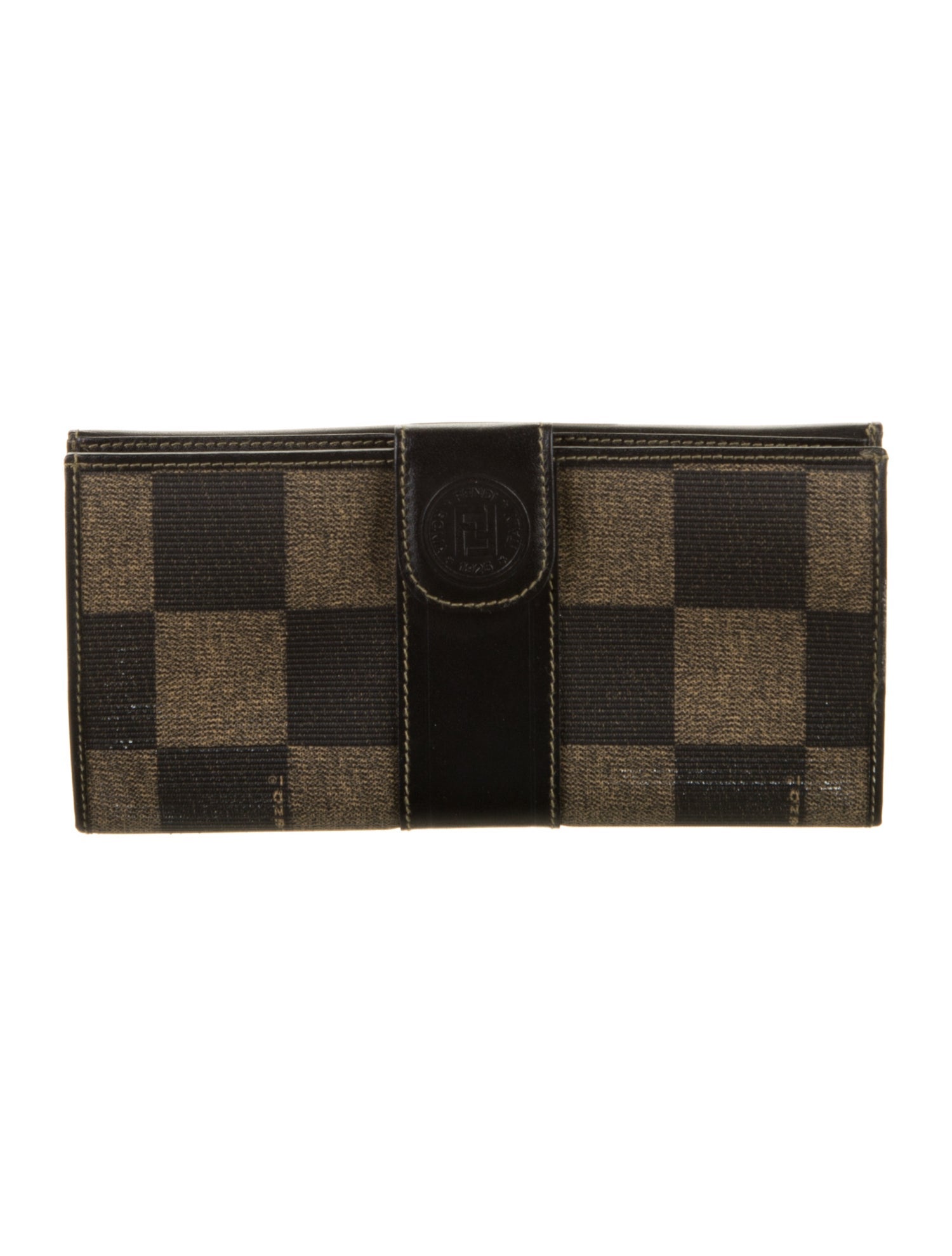 Fendi Vintage Printed Continental Wallet
