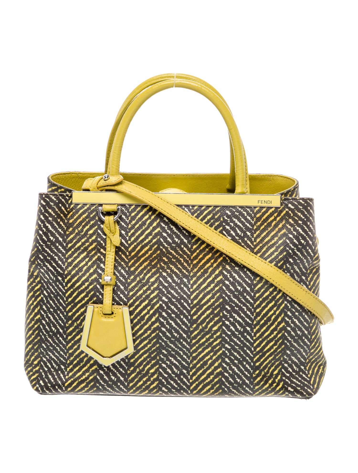 Fendi Saffiano Leather 2Jours Petite