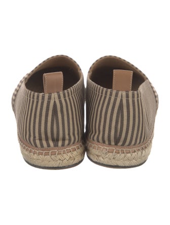 Fendi Faces Motif Canvas Espadrilles