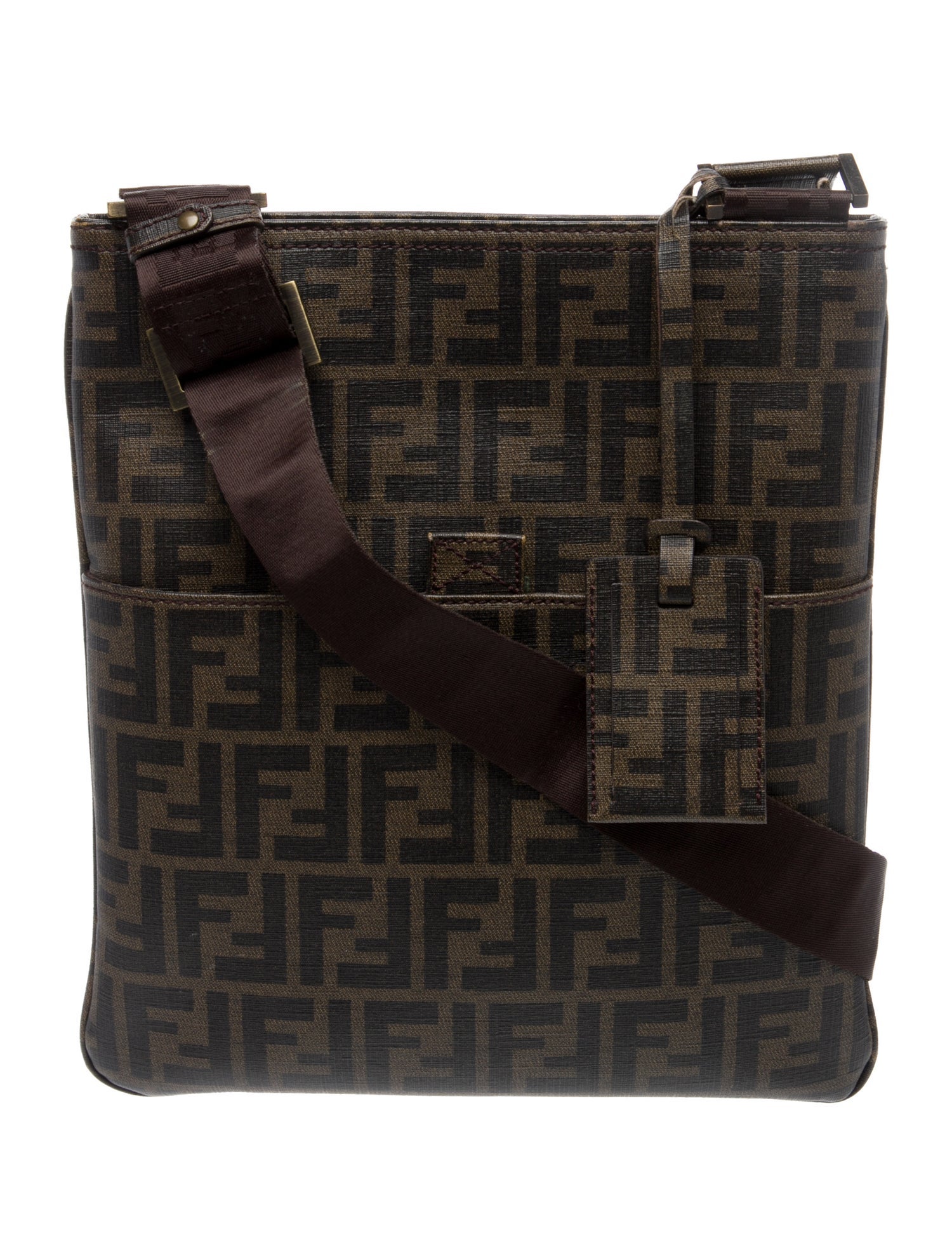 Fendi Zucca FF Messenger Bag