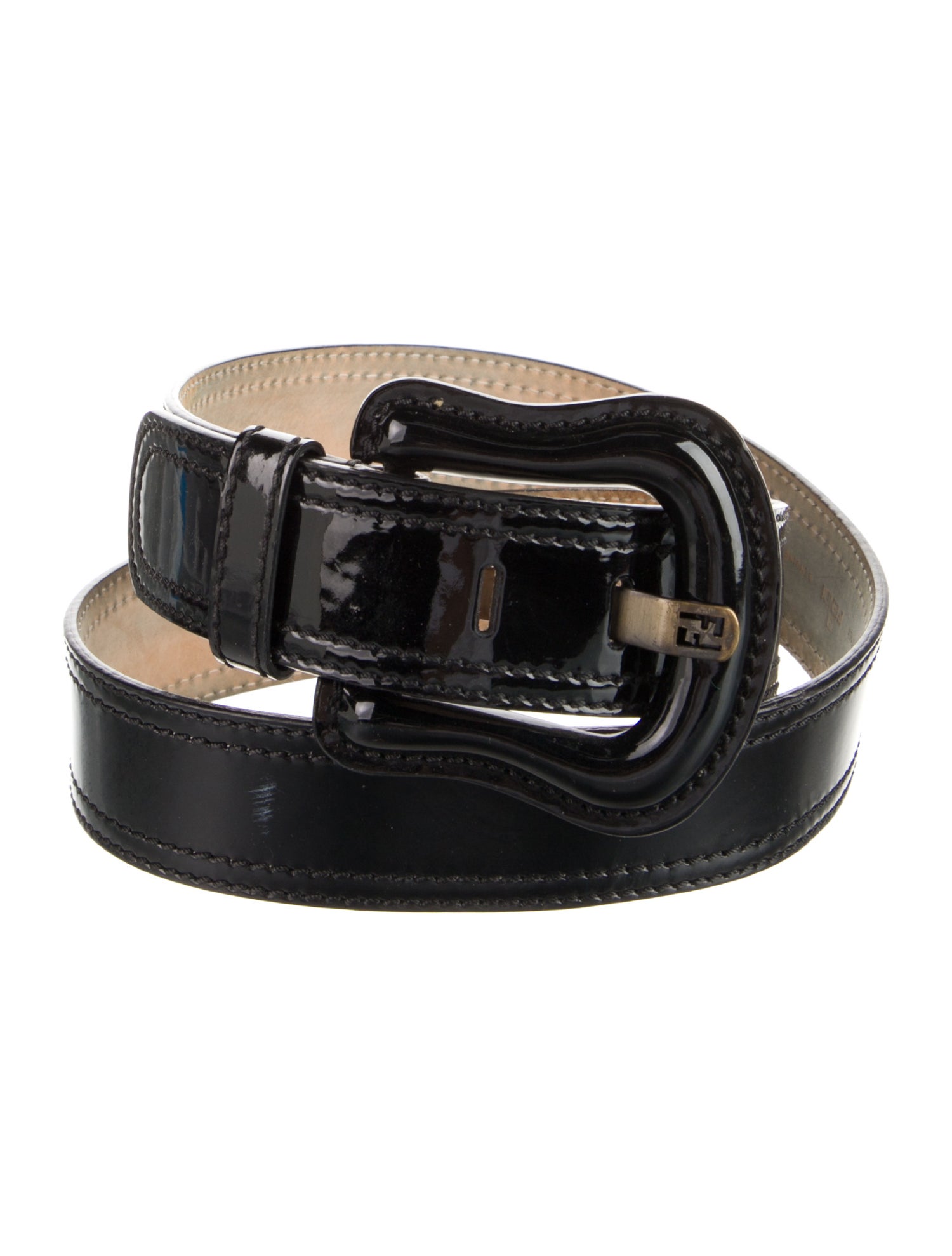 Fendi Patent Leather Waist Belt