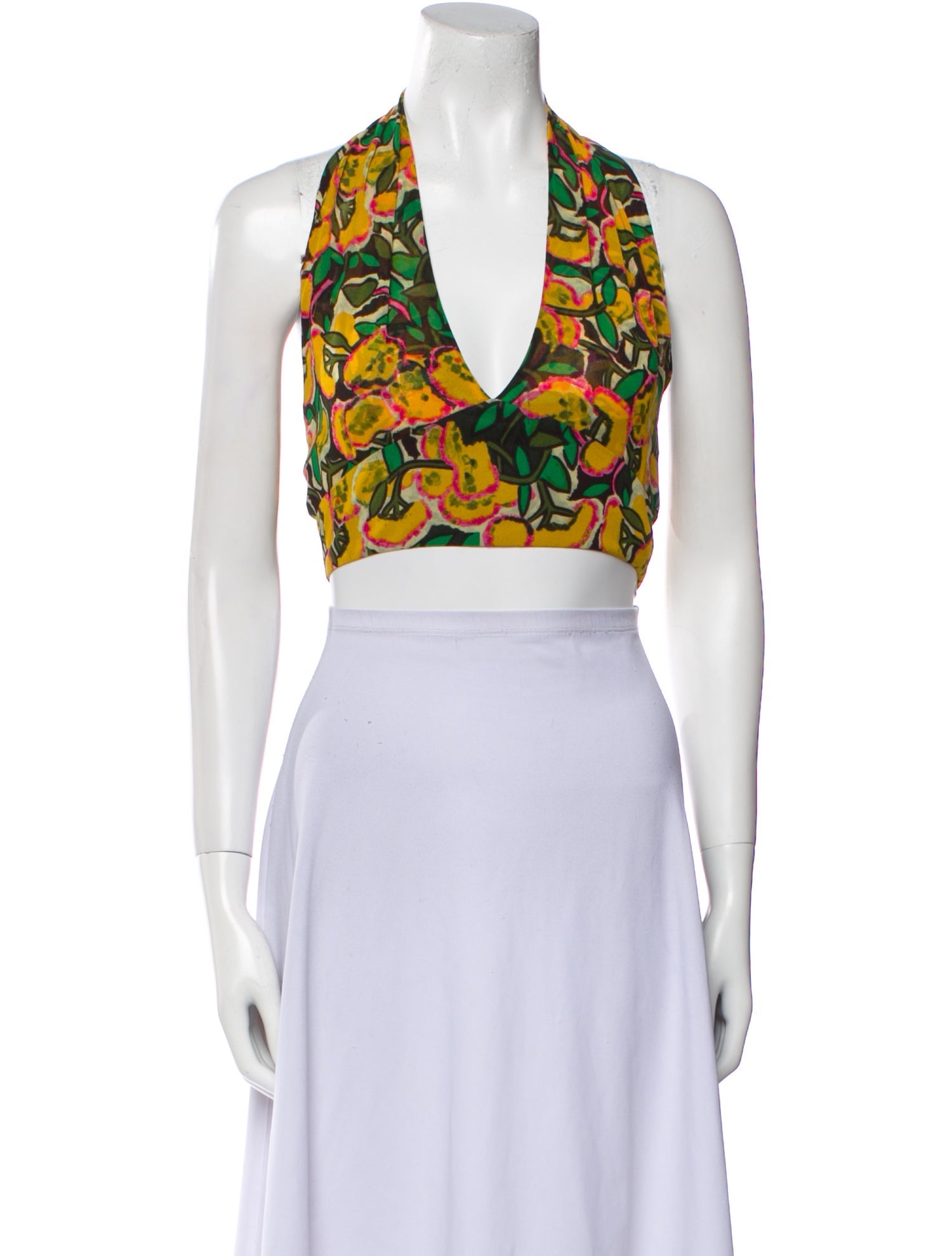 Fendi Vintage 1980's Crop Top