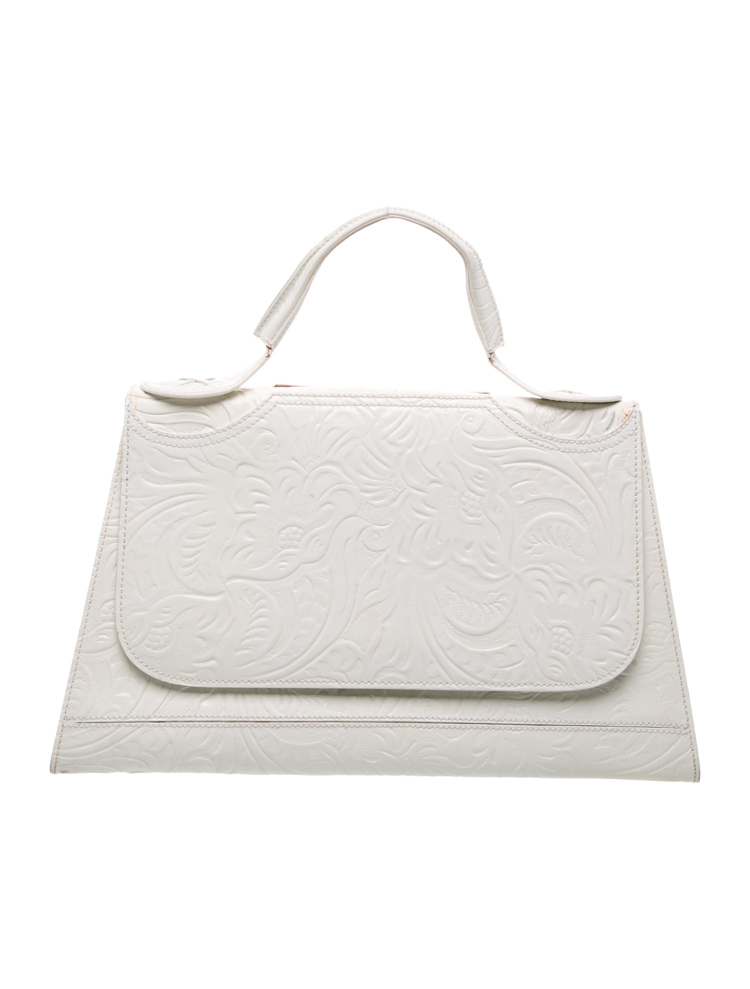 Fendi Leather Top Handle Bag Vintage