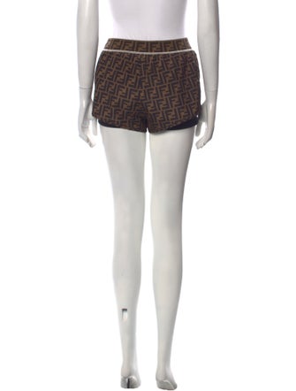 Fendi Printed Mini Shorts