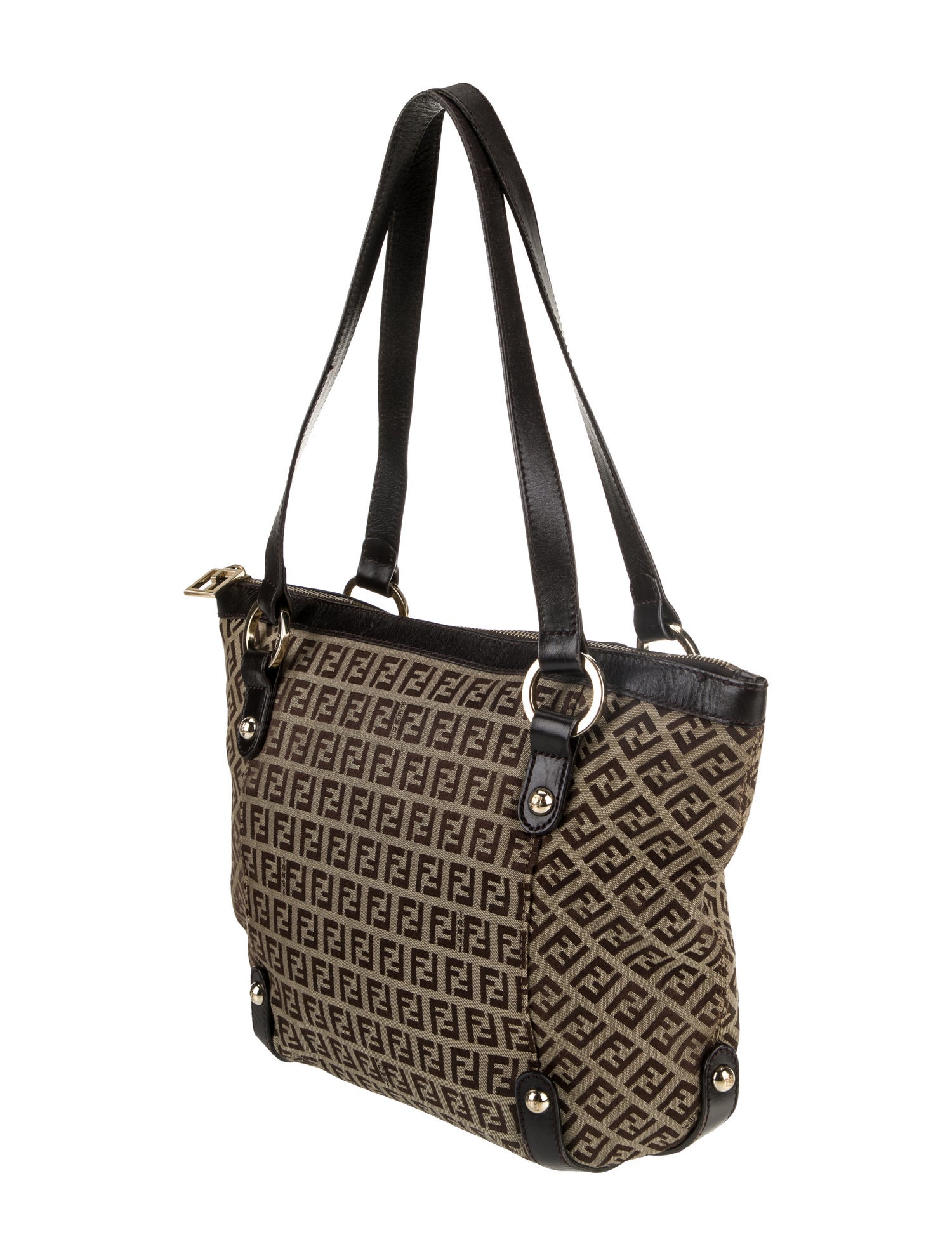 Fendi Canvas Shoulder Bag