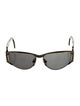 Fendi Zucca FF Logo Square Sunglasses