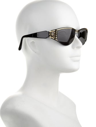 Fendi Zucca FF Logo Square Sunglasses