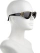 Fendi Zucca FF Logo Square Sunglasses