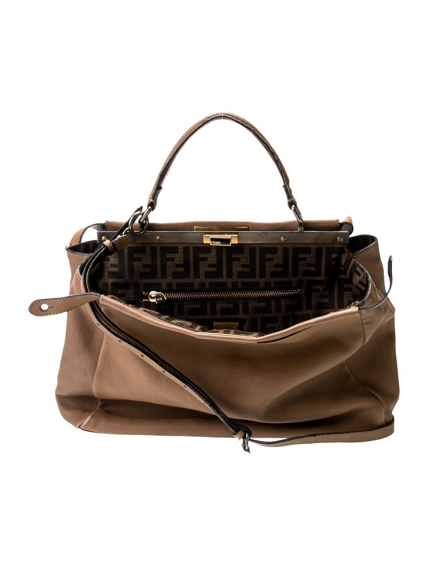 Fendi Zucca FF Peekaboo Large Vintage